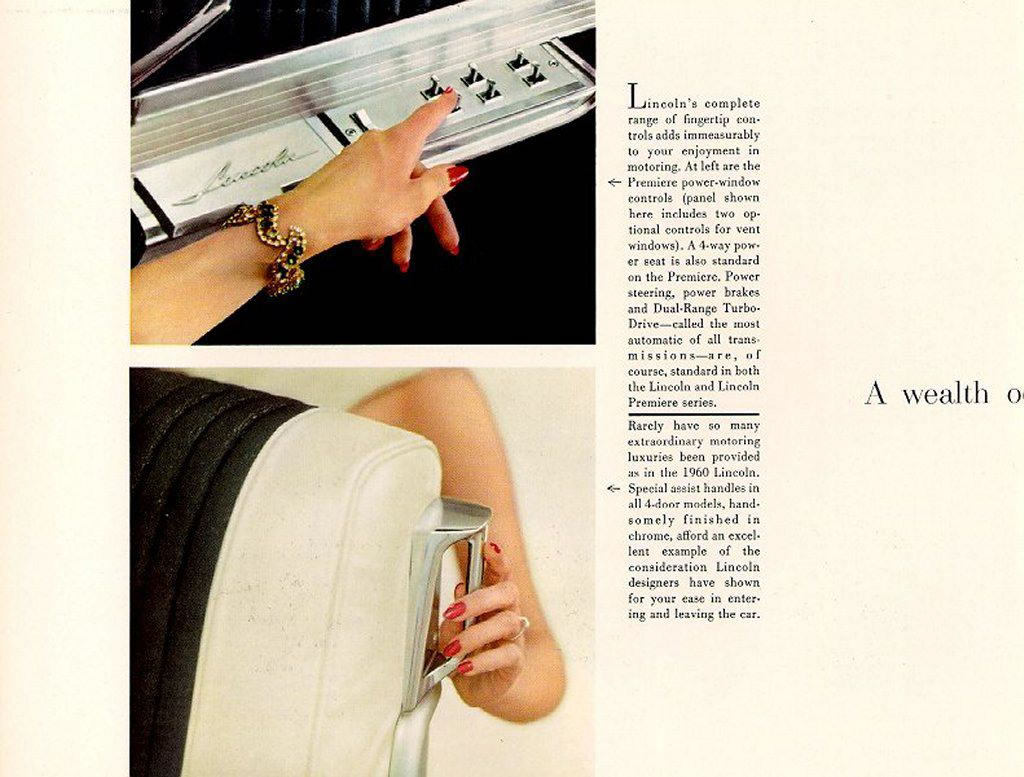 1960 Lincoln Brochure Page 1